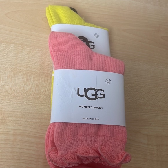 UGG Karsyn Lettuce Edge Socks Bundle - Choose 2 Pairs/Colors - Picture 4 of 7